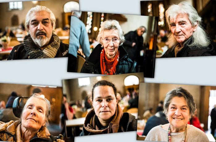 Armut in Stuttgart: Sechs Gesichter der Vesperkirche