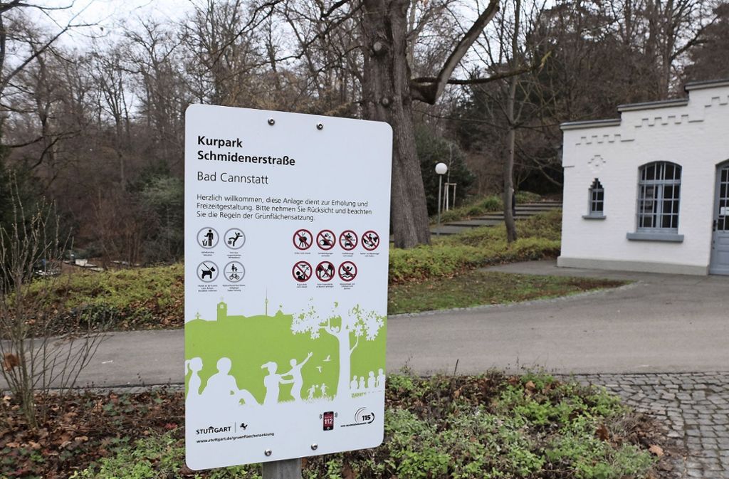 Kurpark-Besucher sind irritiert – Weiterhin  Müll, Lärm und Graffiti in den Anlagen: Falsche Straßen auf neuen Schildern