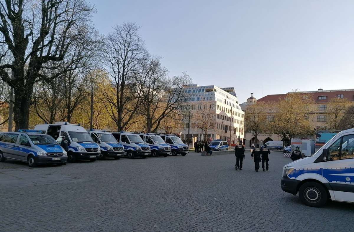 Tausende „Querdenker“ erwartet: Stuttgarter Polizei bringt sich für Corona-Demos in Stellung