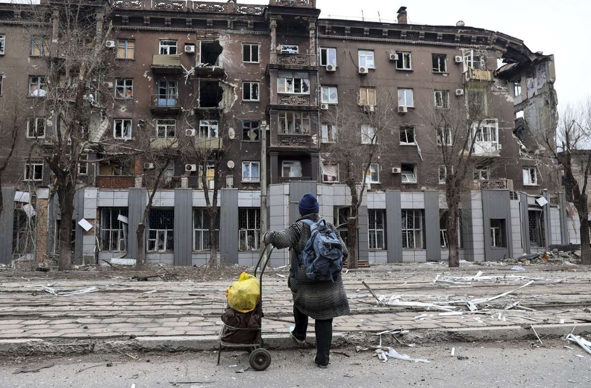 Krieg in der Ukraine: Umkämpfter Hafenstadt Mariupol droht der Fall