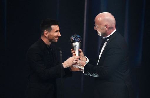 Die Wahl ist für Messi ein weiterer Höhepunkt seiner großen Karriere. Foto: AFP/FRANCK FIFE