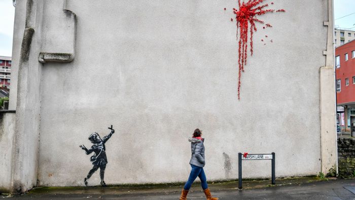 Banksy schenkt Bristol ein neues Streetart-Werk