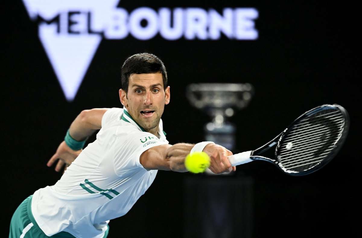 Novak Djokovic will in Melbourne spielen – für viele ein Skandal. Foto: dpa/Dave Hunt