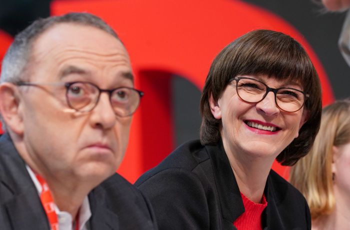 Interview mit SPD-Chefin Saskia Esken: „Das wird ein Geben und Nehmen mit der Union“