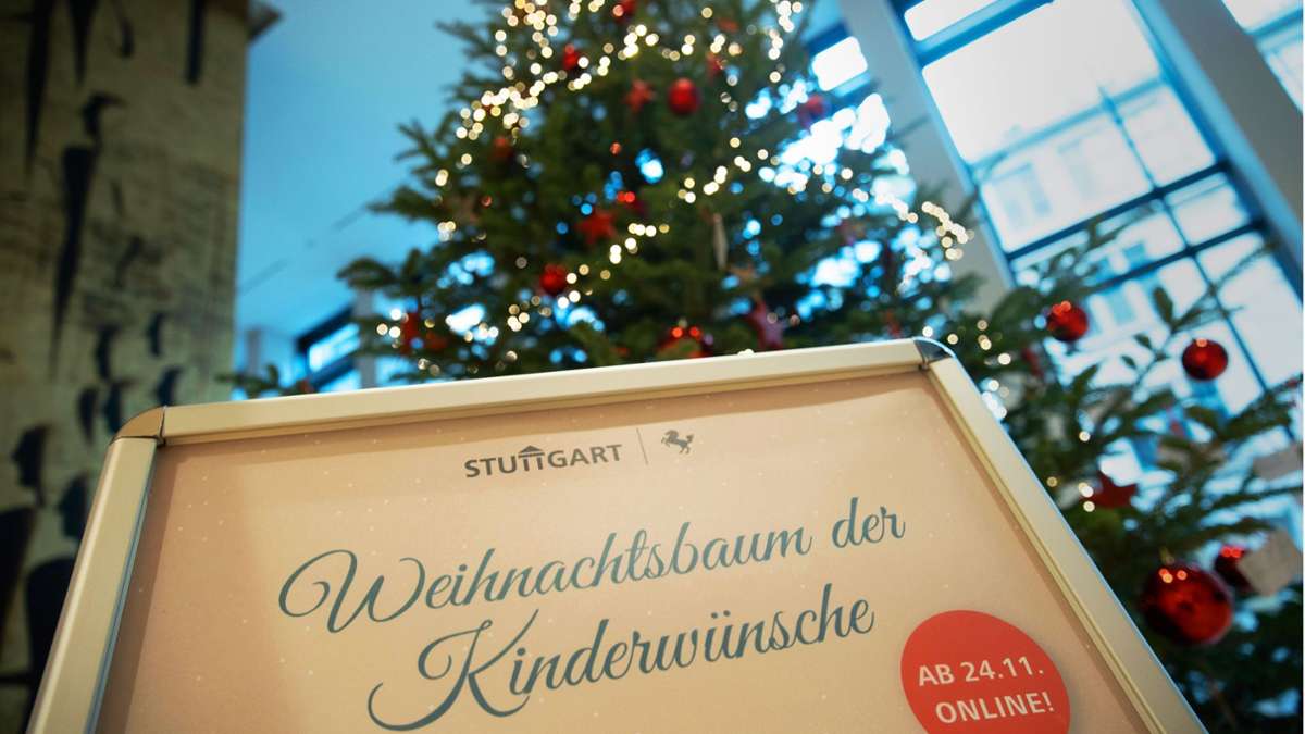 Weihnachten in Stuttgart: Wünsche vom Baum pflücken