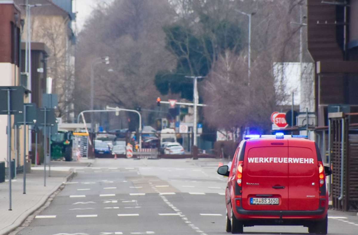 Evakuierung in Mannheim: Fliegerbombe abtransportiert und gesprengt