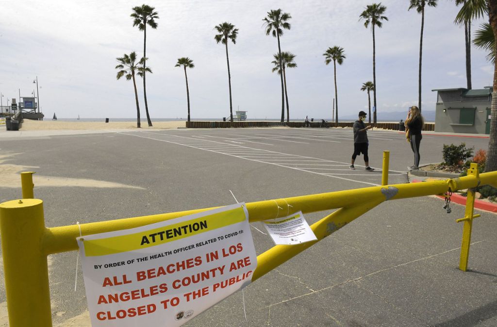 Corona in L. A.: Sonnenbaden nicht erlaubt