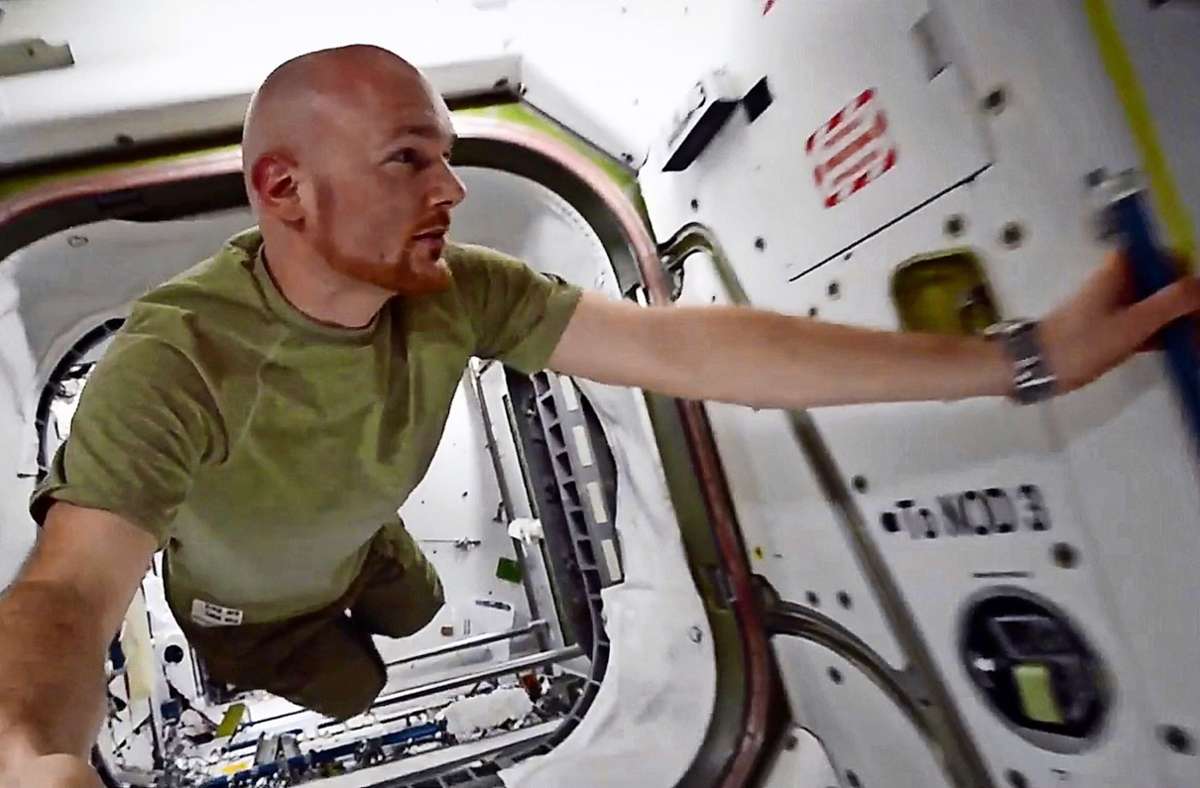 Beim Blick aus dem All macht er sich Sorgen um die Zukunft des Planeten  Erde: der Astronaut Alexander Gerst im Berlinale-Film „Wer wir waren“