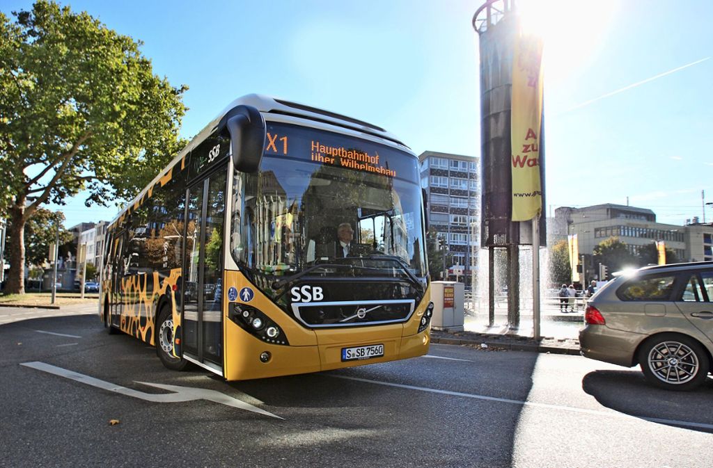 Stuttgart-Bad Cannstatt: X1-Bus sofort einstellen
