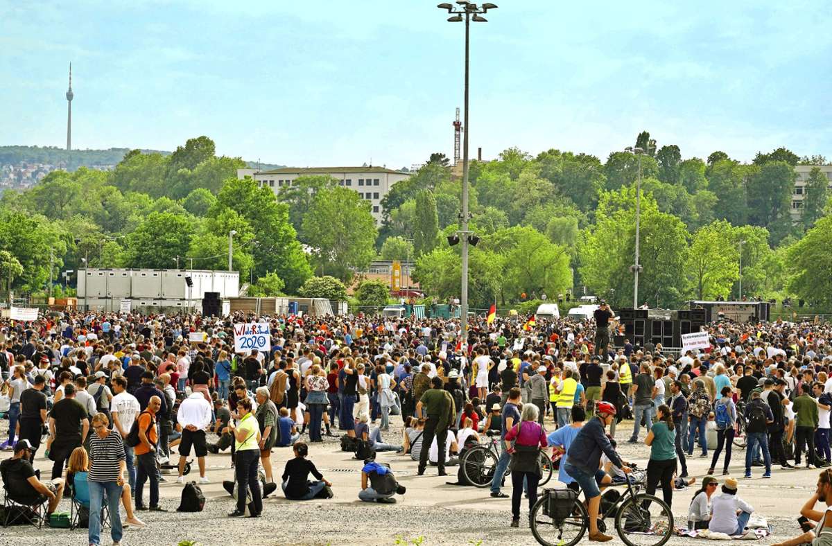 Stuttgarts Ordnungsbürgermeister zur Querdenker-Demo: „Wir behalten uns vor, bei Verstößen die Versammlung aufzulösen“