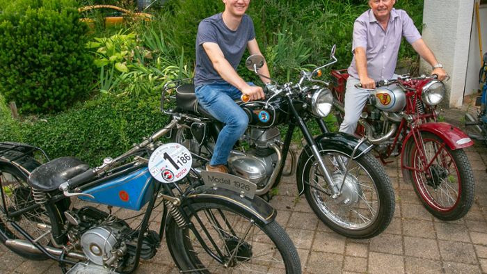 Zwei Esslinger polieren 100 Jahre alte Motorradmarke wieder auf