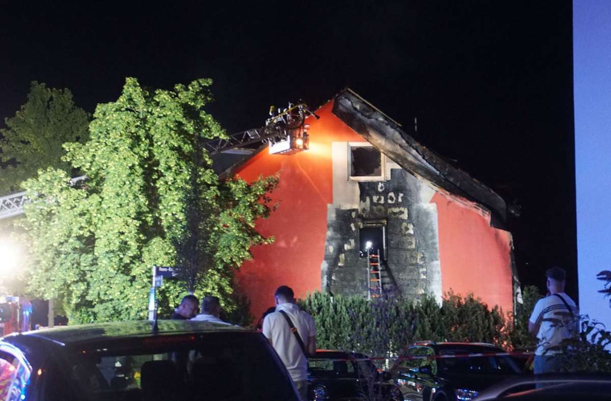Pforzheim: Hausbrand verursacht eine halbe Million Euro Schaden