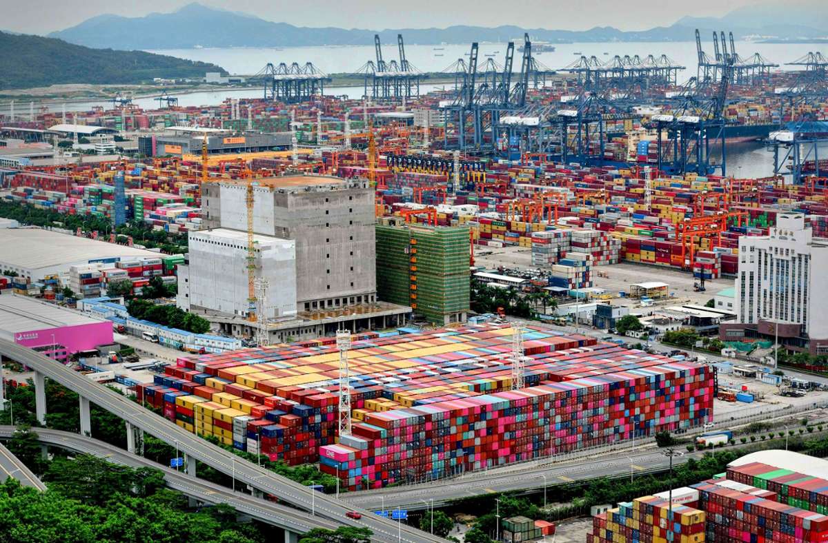 Containerstau in Yantian: Wie am Suez-Kanal, aber gravierender