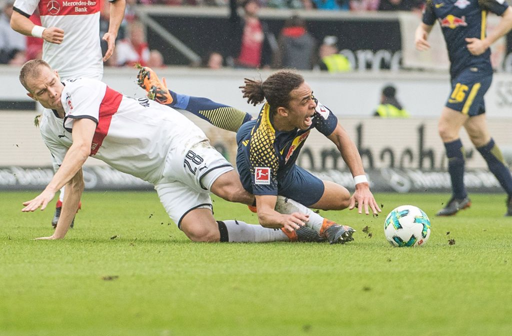 0:0 zwischen dem VfB und Leipzig: Kämpfen, rennen, grätschen nach Plan
