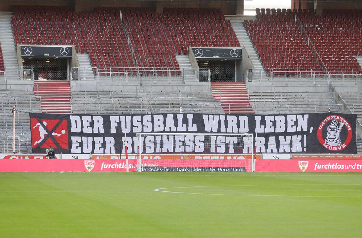 Staatshilfe für VfB Stuttgart und Co.: Fan-Bündnis „Unsere Kurve“ äußert deutliche Kritik