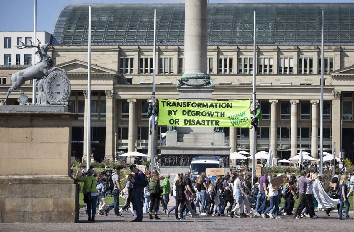Weitere Eindrücke zum Klimastreik in Stuttgart.