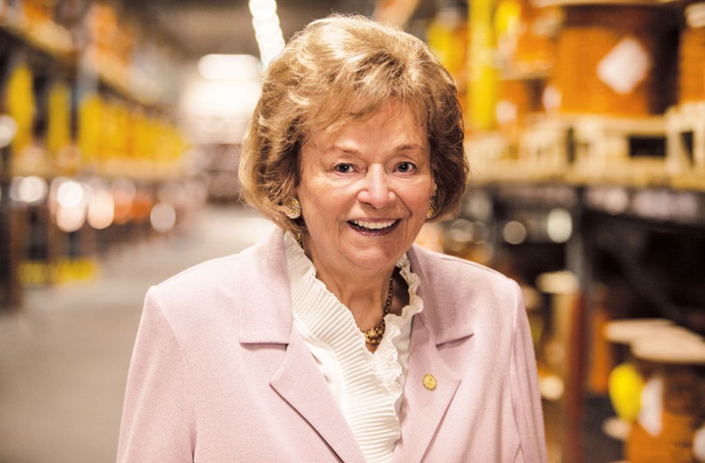 Ursula Ida Lapp wird 90: Stuttgarter Unternehmerin ist das „Herz der Firma“