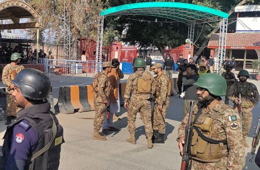 Die Explosion ereignete sich während des Mittagsgebets in der pakistanischen Stadt Peschawar. Foto: AFP/ABDUL MAJEED