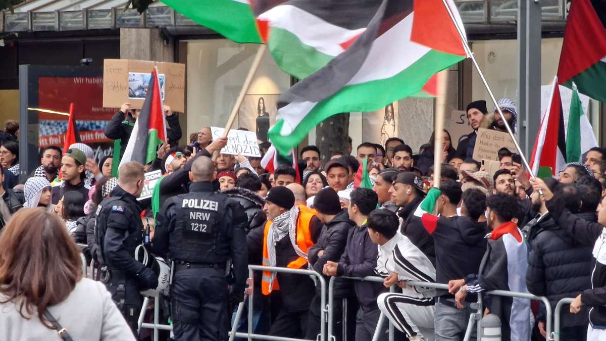 Demos in Deutschland: Zentralrat der Palästinenser besorgt über Ausschreitungen