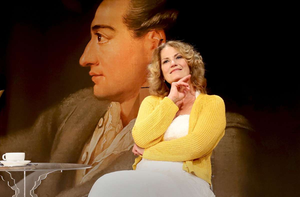 „Ein Gespräch im Hause Stein über den abwesenden Herrn von Goethe“ im Forum-Theater: Eine verliebte Grande Dame