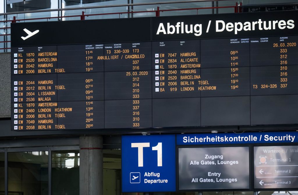 Coronakrise in Stuttgart: Trübe Aussichten am Airport – trotz Rekords