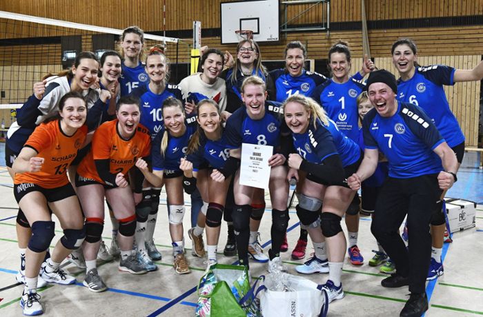 Volleyball in Vaihingen: Meisterparty vor Rekordkulisse