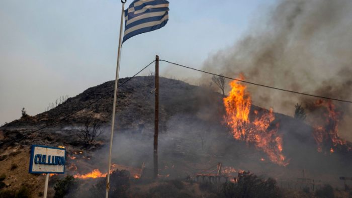 Zivilschutz warnt vor hoher Waldbrandgefahr in Griechenland
