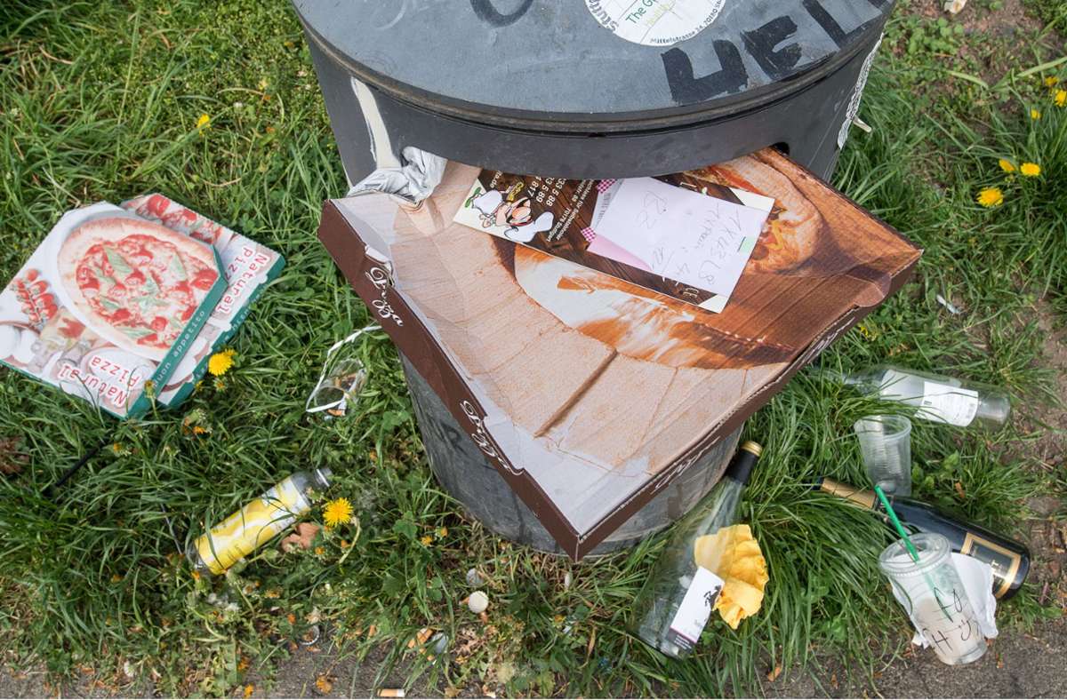 Müll in Stuttgart: Das Problem der Stehenlassengesellschaft
