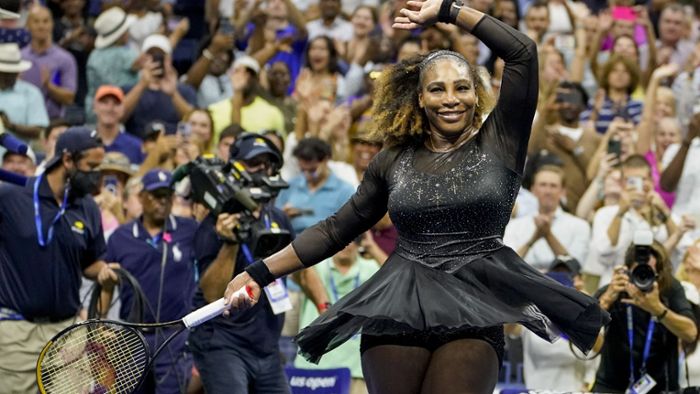 Serena Williams gewinnt Erstrundenspiel beim Abschiedsturnier