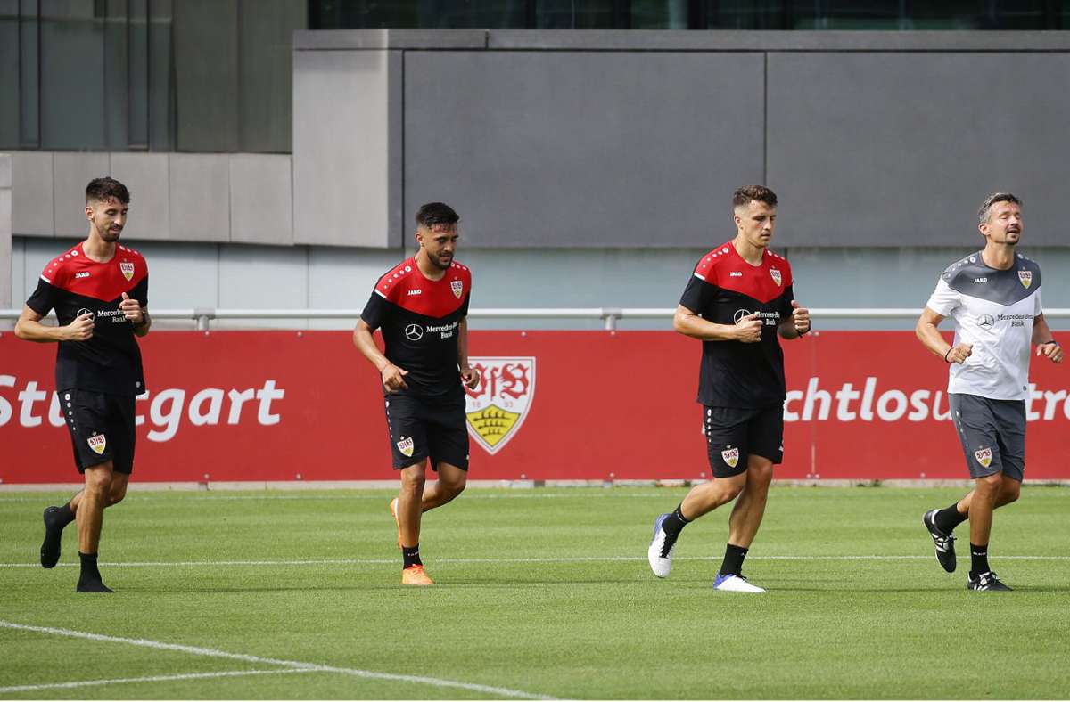 VfB Stuttgart: So lief die Trainingseinheit kurz vor der Reise nach Kitzbühel