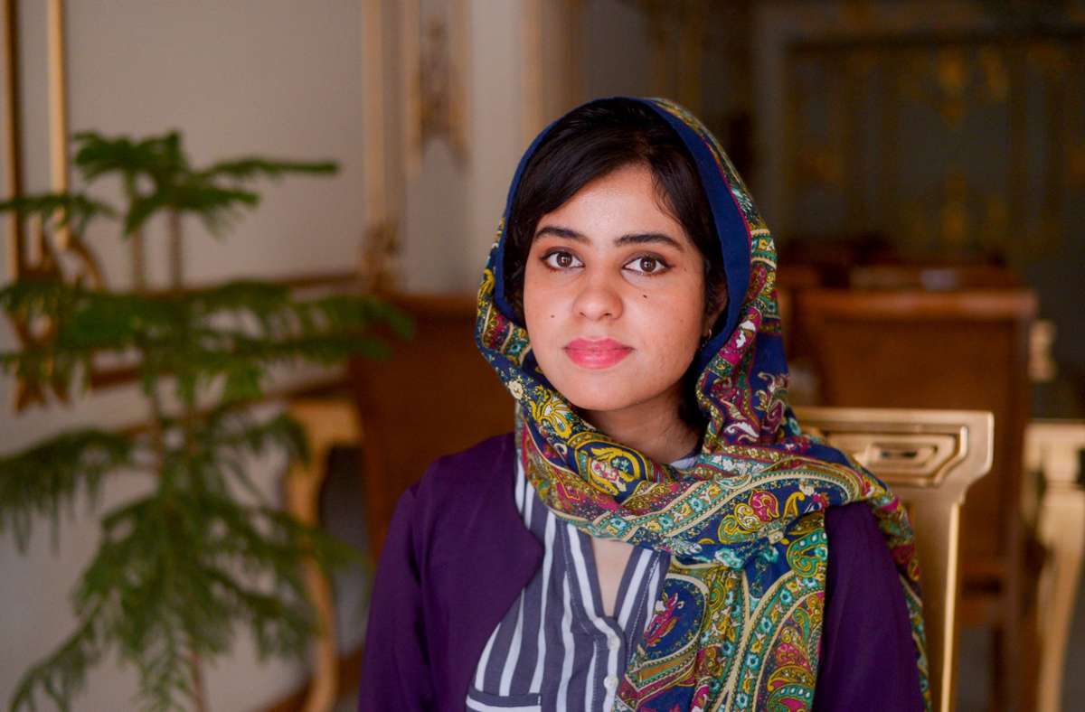 Stille Rebellin: Die Afghanin Anjila Gulistani erkämpft sich ein Stück Freiheit. Foto: Lena Reiner