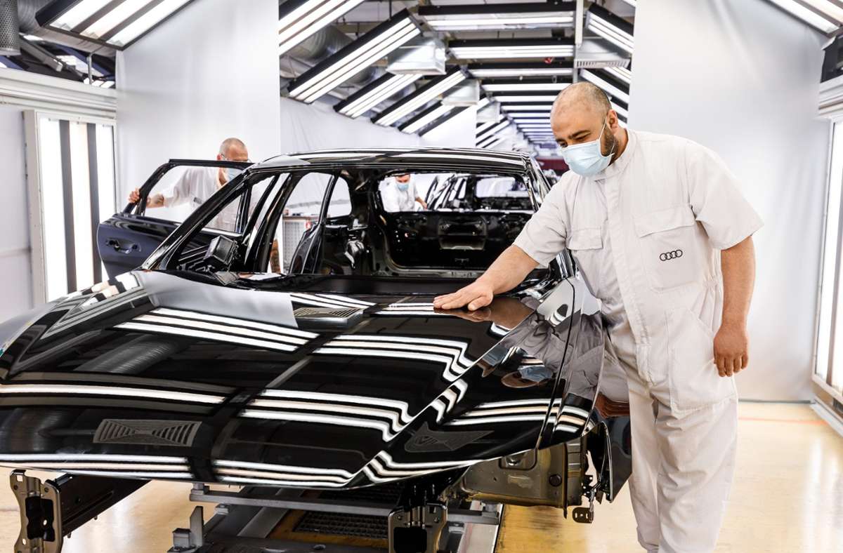 Audi muss die Produktion bei einigen Modellen stoppen. Foto: Audi/Matthias Stark