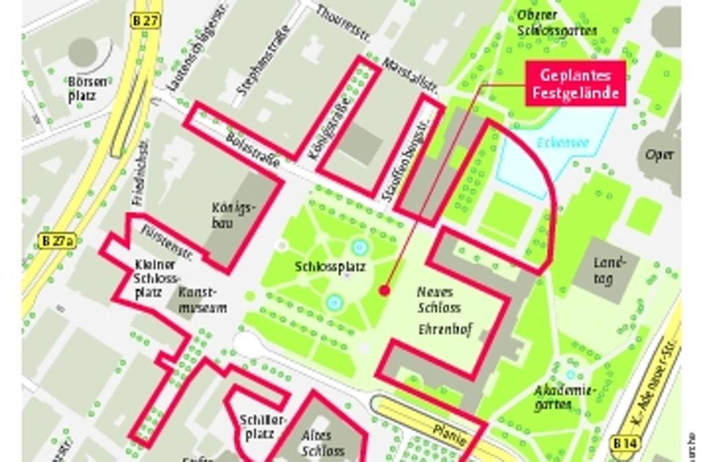 Zentrales Fest mit Feuerwerk geplant – Übergriffe wie in Köln sollen ausgeschlossen werden: Kein privates Böllern auf Schlossplatz