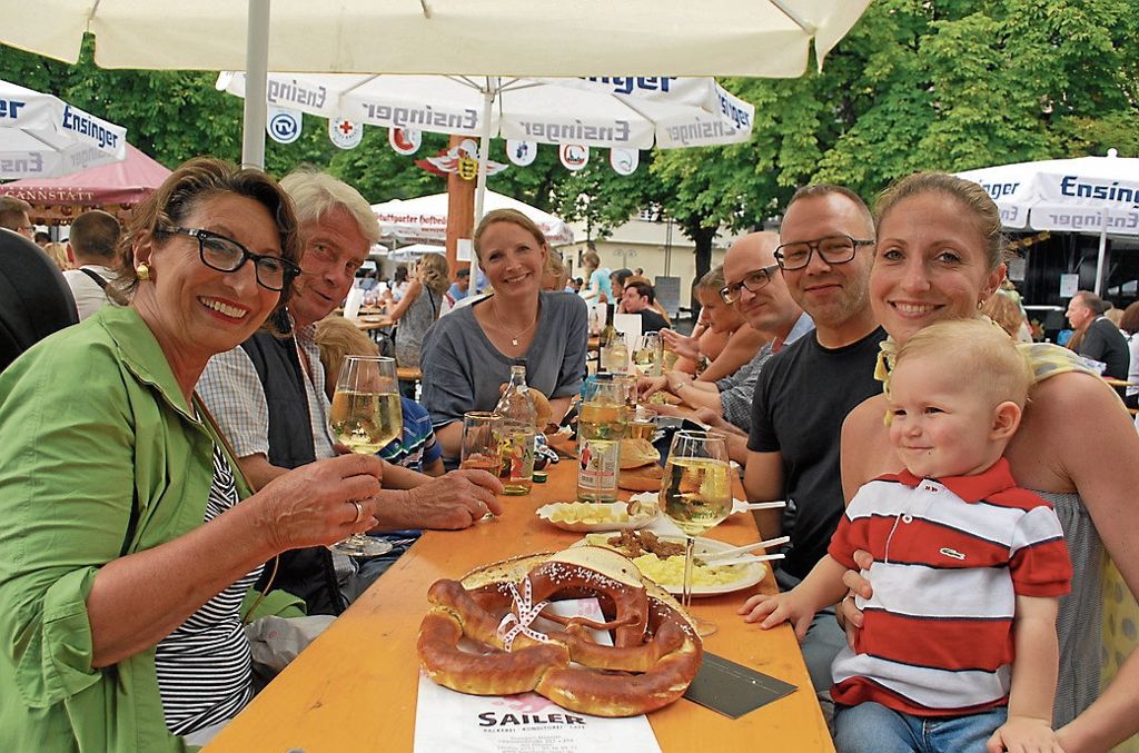 Das Wein- und Brezelfest wird vom 27. bis 30. Juli auf dem Marktplatz gefeiert: An den Vorjahreserfolg anknüpfen