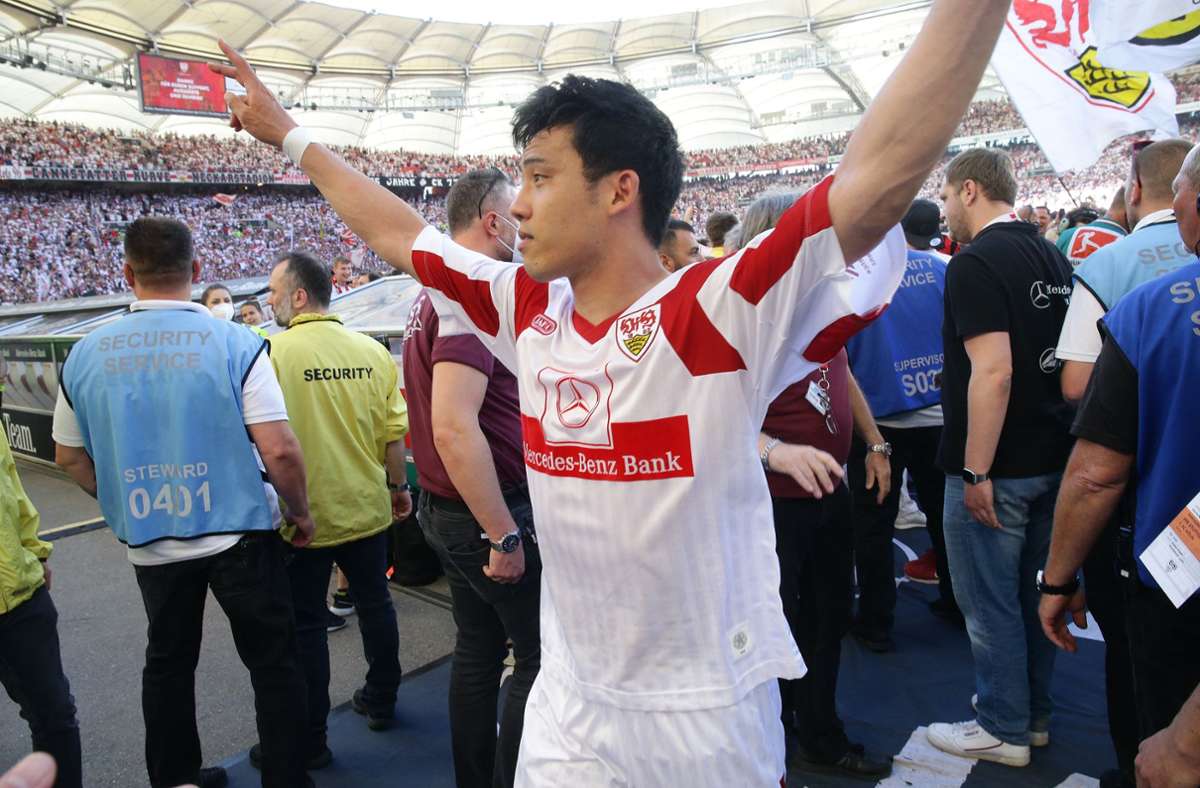 Wataru Endo erzielte das entscheidende Tor für den VfB. Foto: Pressefoto Baumann/Hansjürgen Britsch
