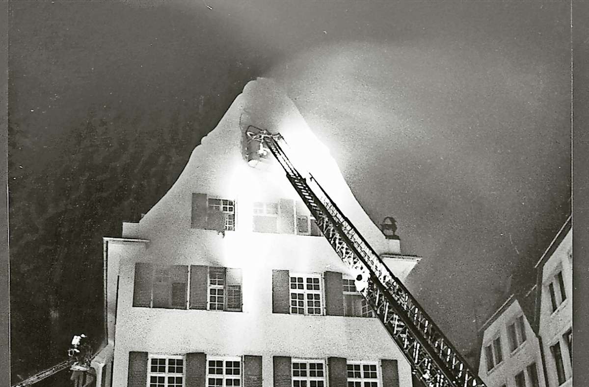 Sieben Menschen konnten am    16. März 1994  nicht gerettet werden. Foto: /Kraufmann