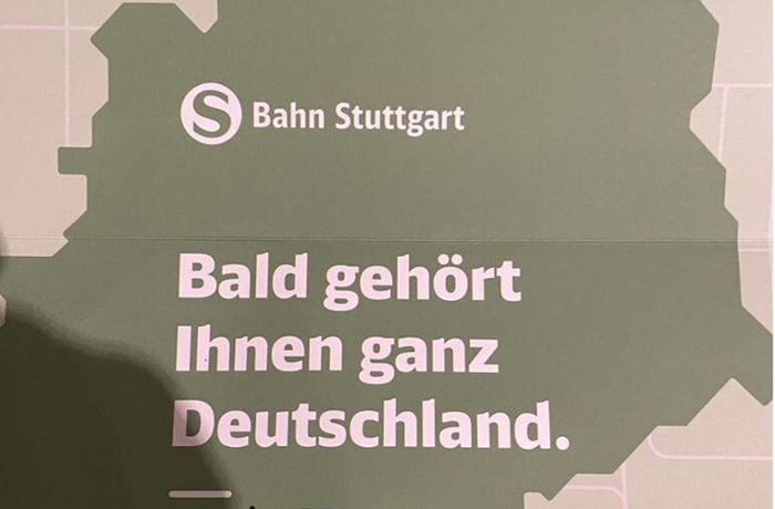 Panne bei Werbung für Deutschland-Ticket: Warum die S-Bahn Stuttgart einen Slogan zurückzieht