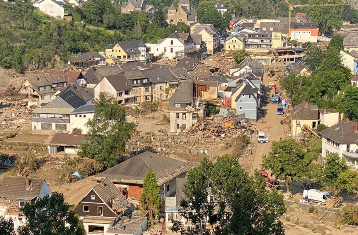 Hochwasser in Westdeutschland: Einsatzkräfte aus Schwäbisch Gmünd zeichnen Bild des Schreckens
