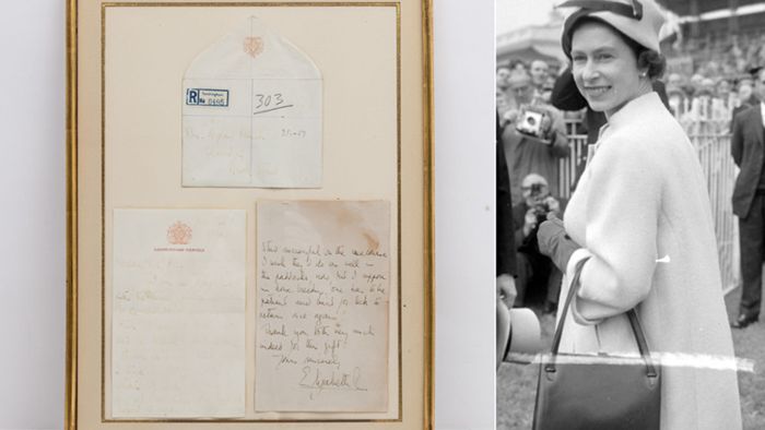 Auktionshaus Eppli versteigert einen Brief der Queen