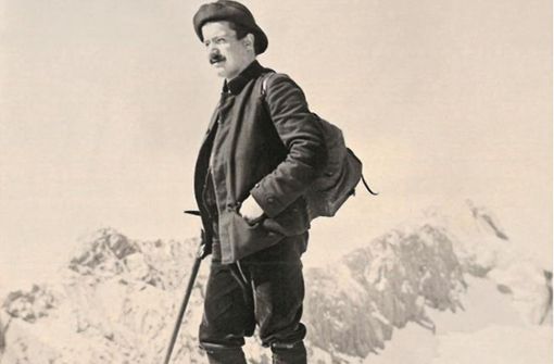 Verlagsgründer Rudolf Rother  als Bergsteiger vor 100 Jahren. Damals  ahnte er noch nichts vom Siegeszug der kleinen roten Wanderführer. Foto: Rother Bergverlag