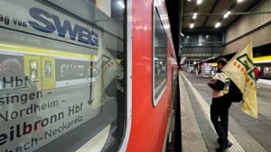 GDL: Streik bei Bahnunternehmen SWEG wird Donnerstag beendet