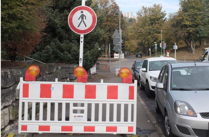 Bauarbeiten in Hofen: Kein Durchgang für Fußgänger