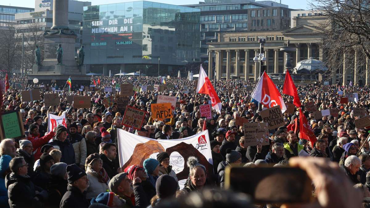 Kundgebungen nach Correctiv-Recherche: Hier finden Demos gegen Rechtsextremismus in Ludwigsburg statt
