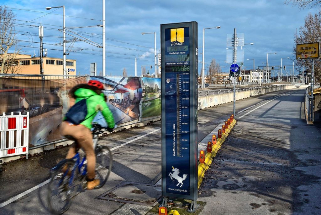 Der Radverkehr in Stuttgart wächst immer schneller