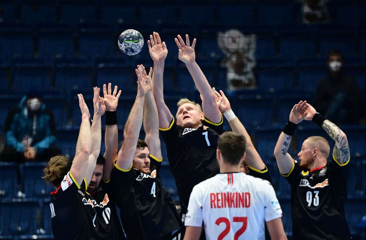 Die deutsche Mannschaft verliert in Bratislava gegen Norwegen. Foto: dpa/Marijan Murat