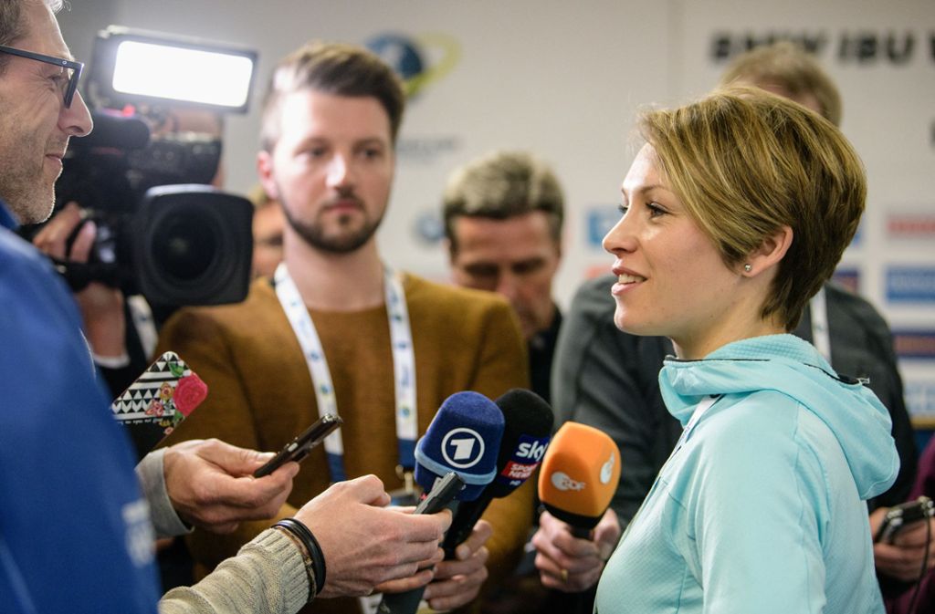 Die Rekordweltmeisterin vor der WM im Interview: Warum manche Biathleten Magdalena Neuner aus dem Weg gehen