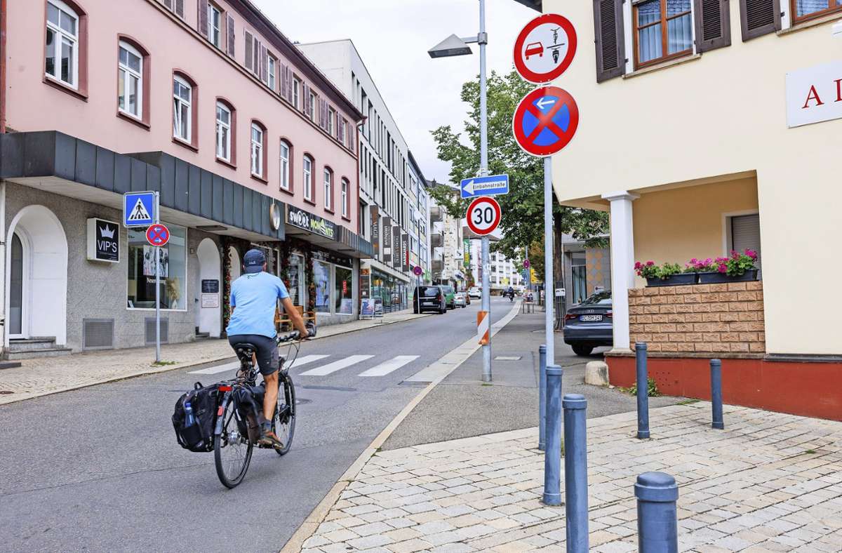 Verkehr in Böblingen: Ein neues Schild soll Radlern helfen