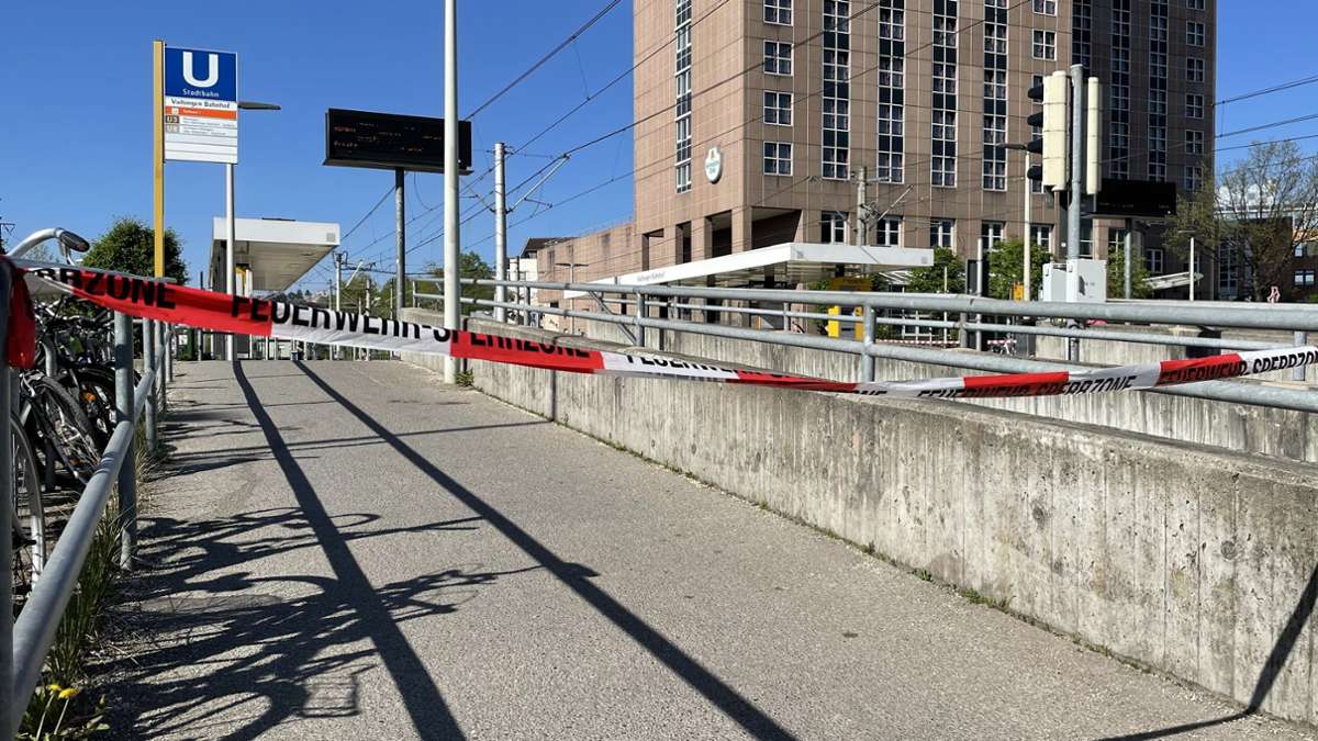 Der Stadtbahn-Verkehr ruht aktuell in Vaihingen.