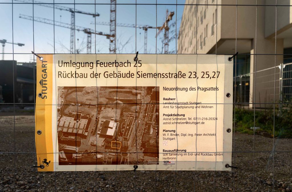 Bauen in Stuttgart: Der Streit auf dem Pragsattel