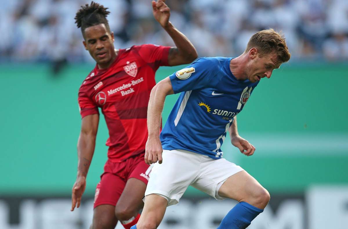 Hansa Rostock gegen den VfB Stuttgart: Bis zu 7500 Fans dürfen zum DFB-Pokalspiel ins Stadion